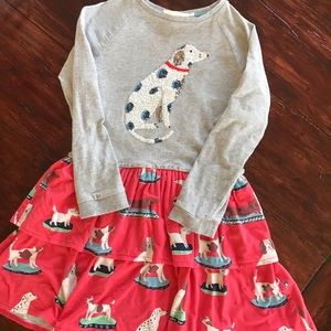 Mini Boden dog dress! Sequins size 7-8